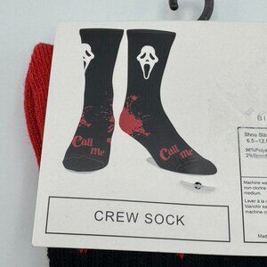 scream the movie ghost face blood call me socks